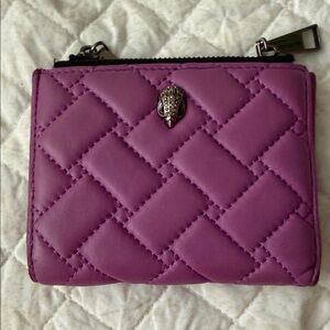 Kurt Gieger Purple Quilted Women's Small Wallet